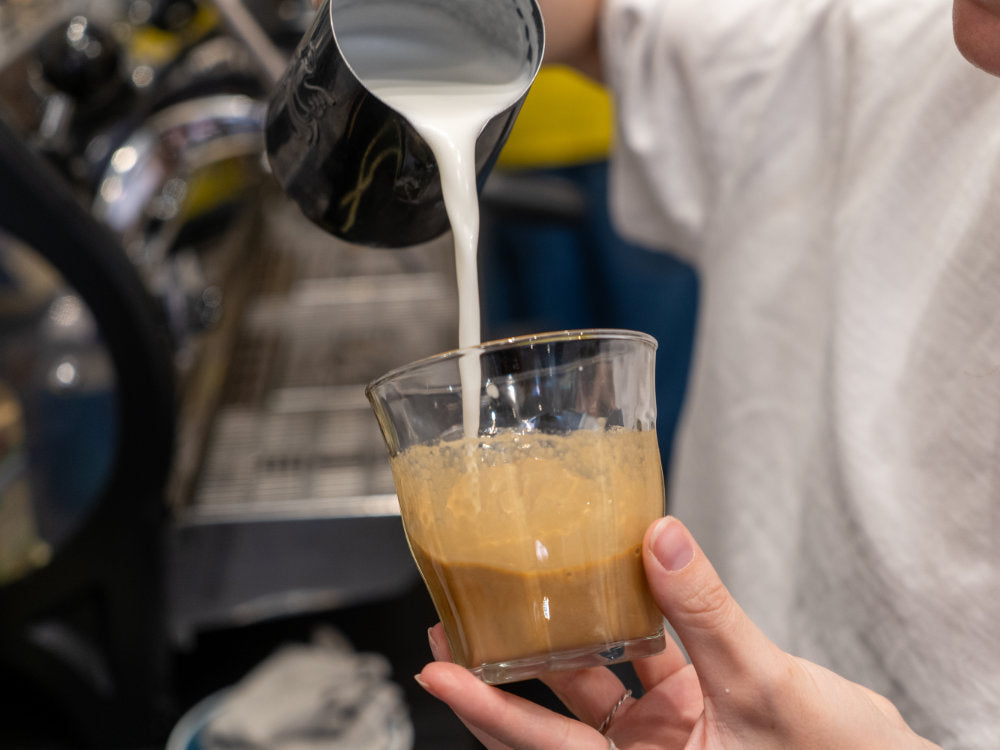 Zubereitung Dirty Chai.