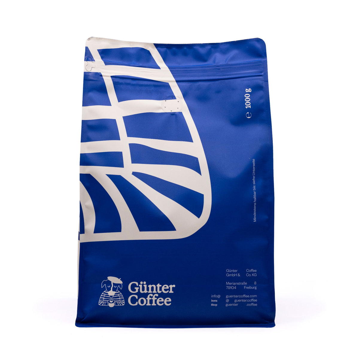 Kaffeeverpackung Mexico San Felipe Decaf Natural 1kg Rückseite