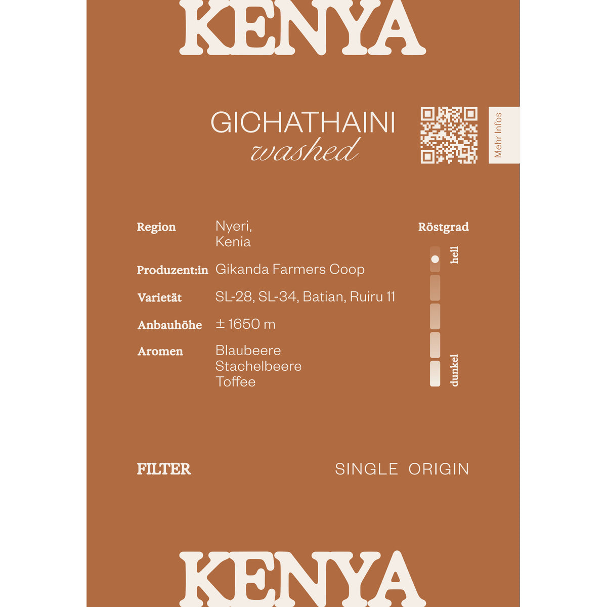 KENYA Gichathaini Filterkaffee