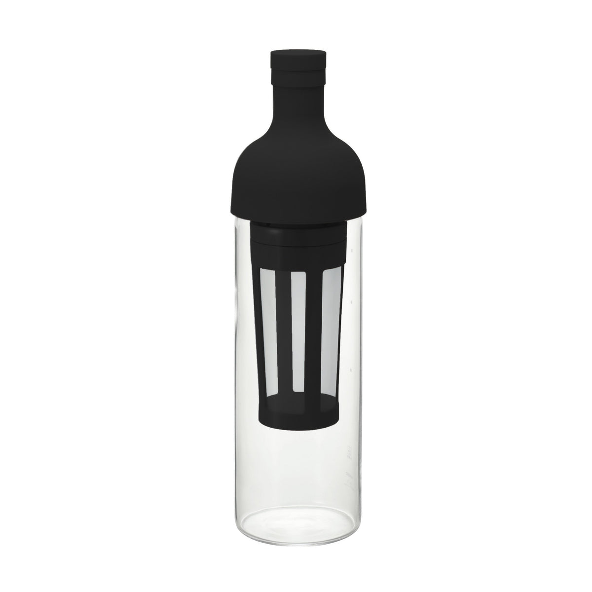 Hario Cold Brew Filter-in Kaffeebereiter für kaltgebrühten Kaffee in schwarz.