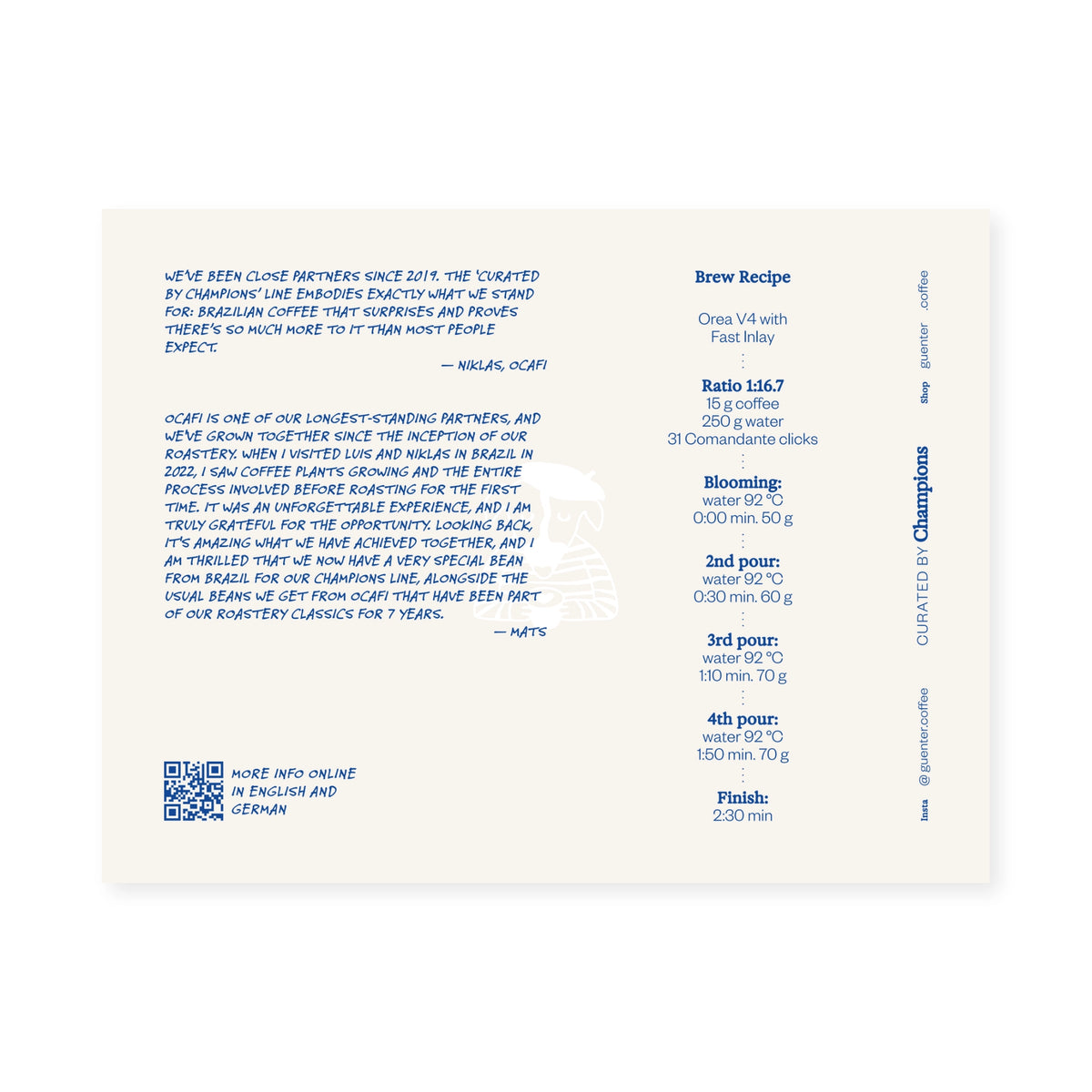 BRAZIL Fazenda Guariroba »Curated by Champions«